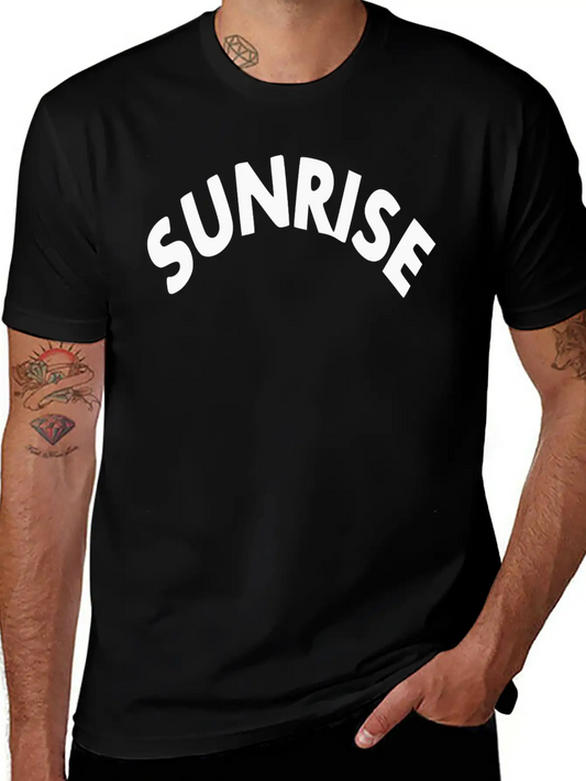 SUNRISE Stylish Everyday T-Shirt – Unisex Basic Cotton Tee