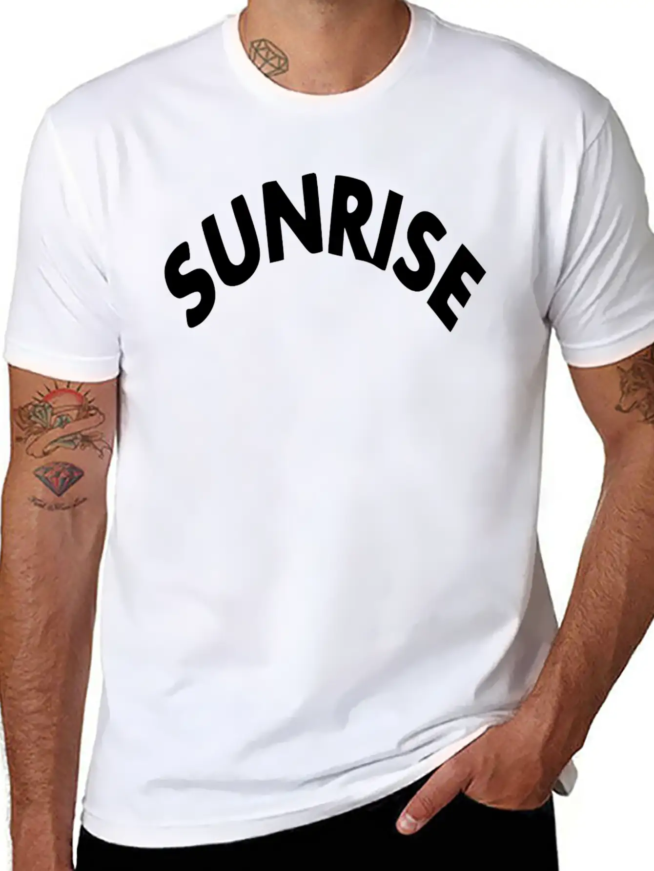 SUNRISE Stylish Everyday T-Shirt – Unisex Basic Cotton Tee