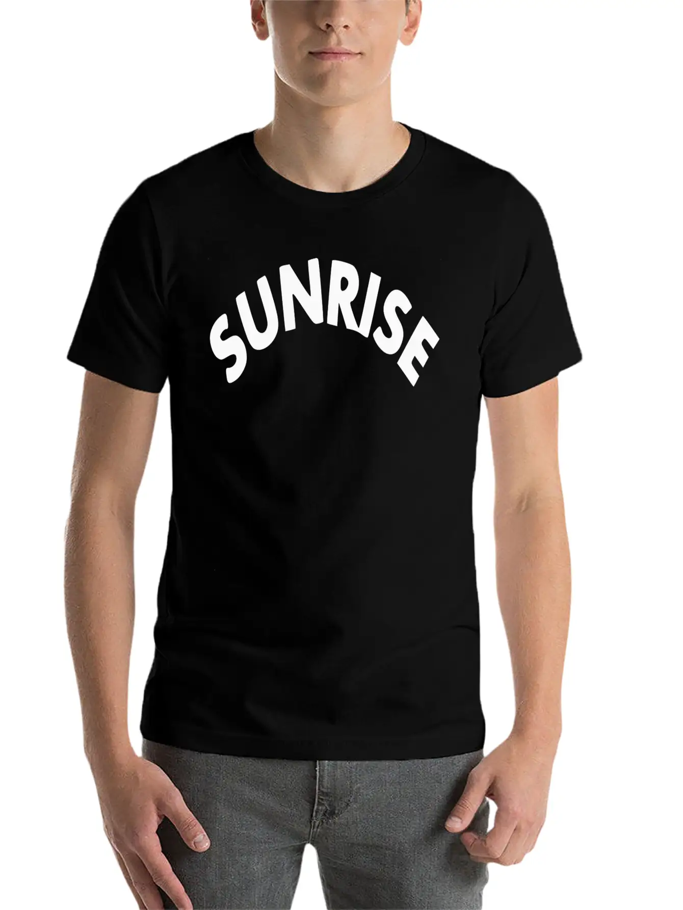 SUNRISE Stylish Everyday T-Shirt – Unisex Basic Cotton Tee