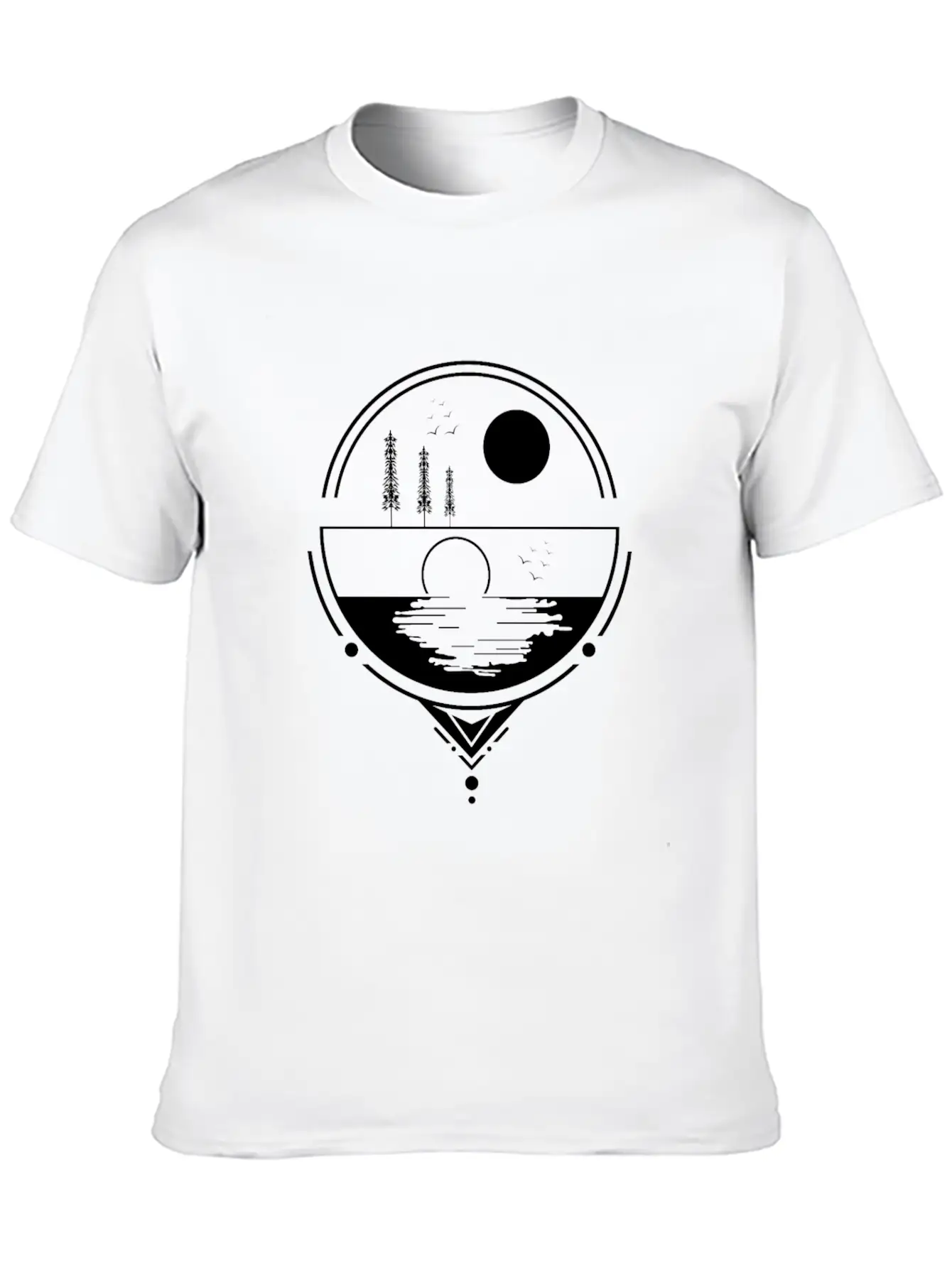 Sunrise SunsetSunset Design Stylish Everyday T-Shirt – Unisex Basic Cotton Tee