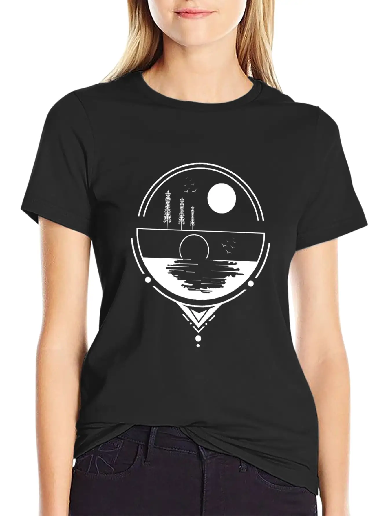Sunrise SunsetSunset Design Stylish Everyday T-Shirt – Unisex Basic Cotton Tee