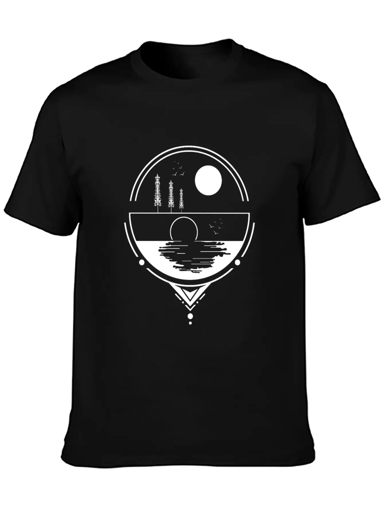 Sunrise SunsetSunset Design Stylish Everyday T-Shirt – Unisex Basic Cotton Tee