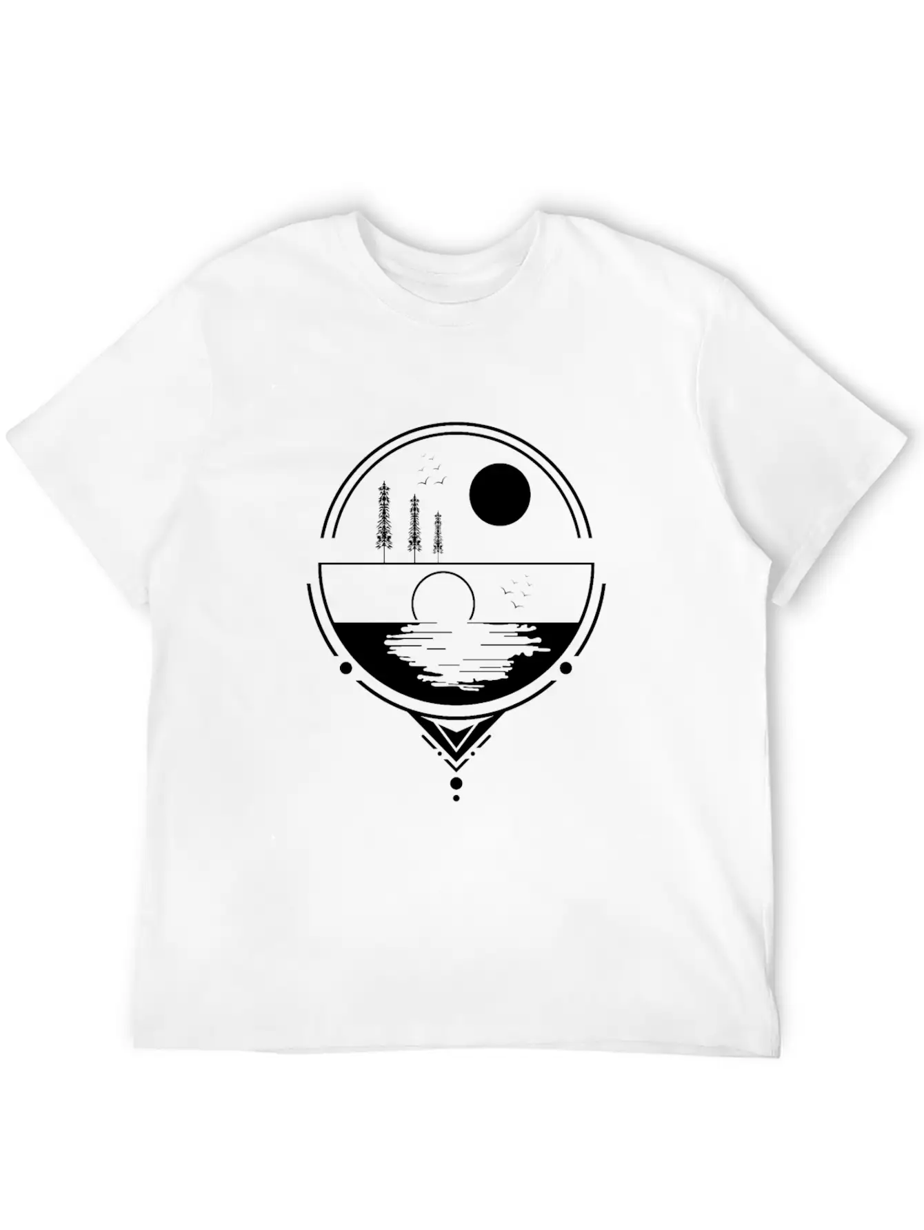 Sunrise SunsetSunset Design Stylish Everyday T-Shirt – Unisex Basic Cotton Tee