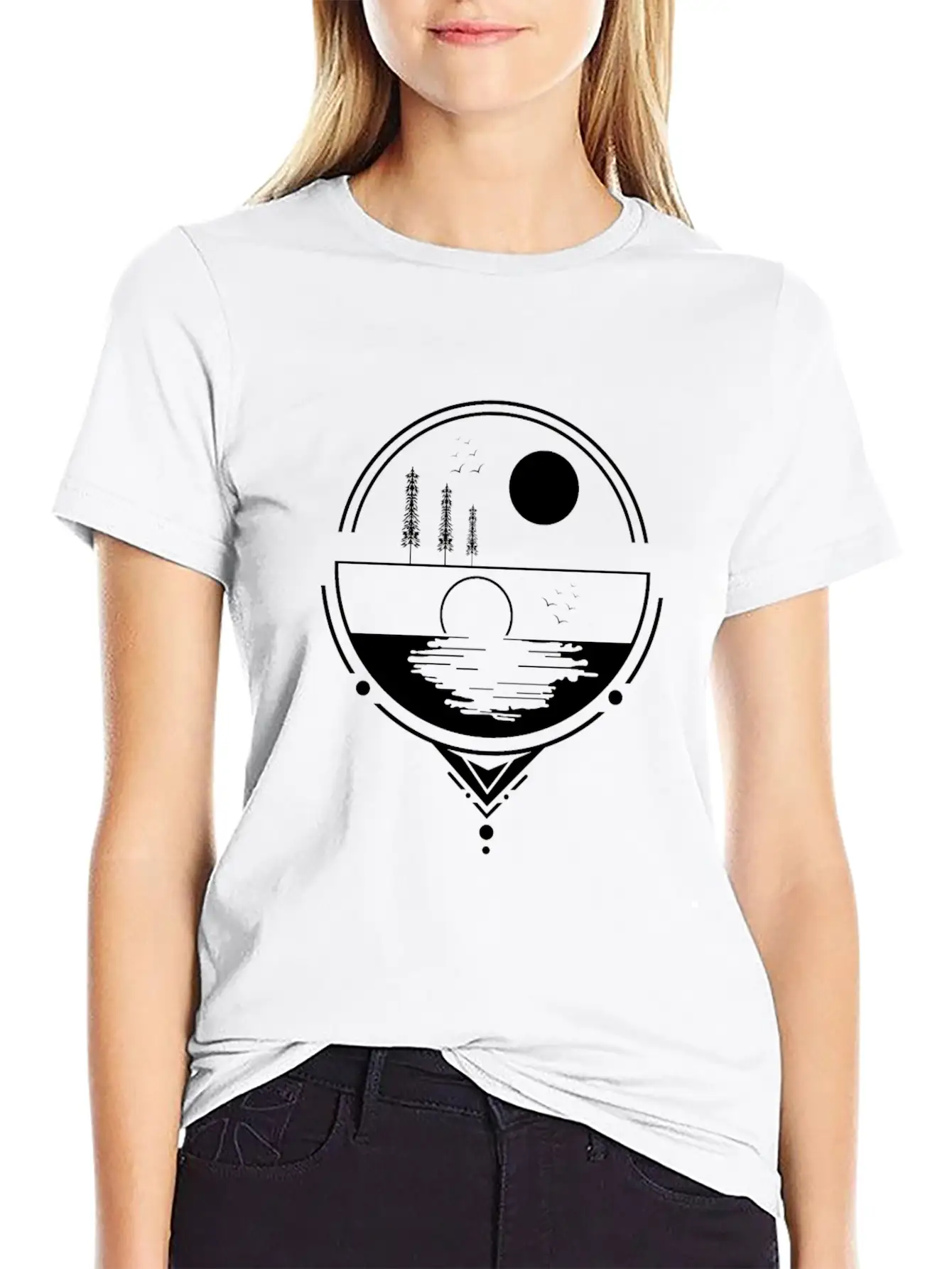 Sunrise SunsetSunset Design Stylish Everyday T-Shirt – Unisex Basic Cotton Tee