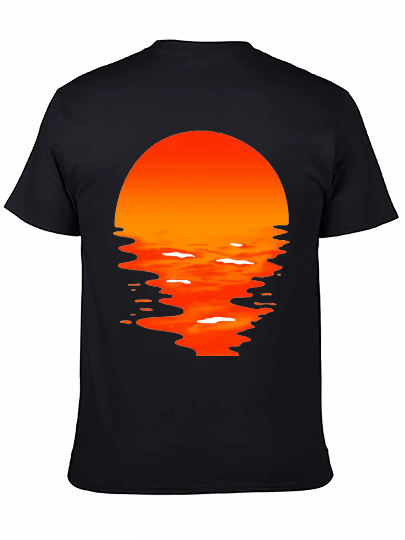 Sunset Basic Graphic T-Shirt – Daily Comfort In Soft Cotton