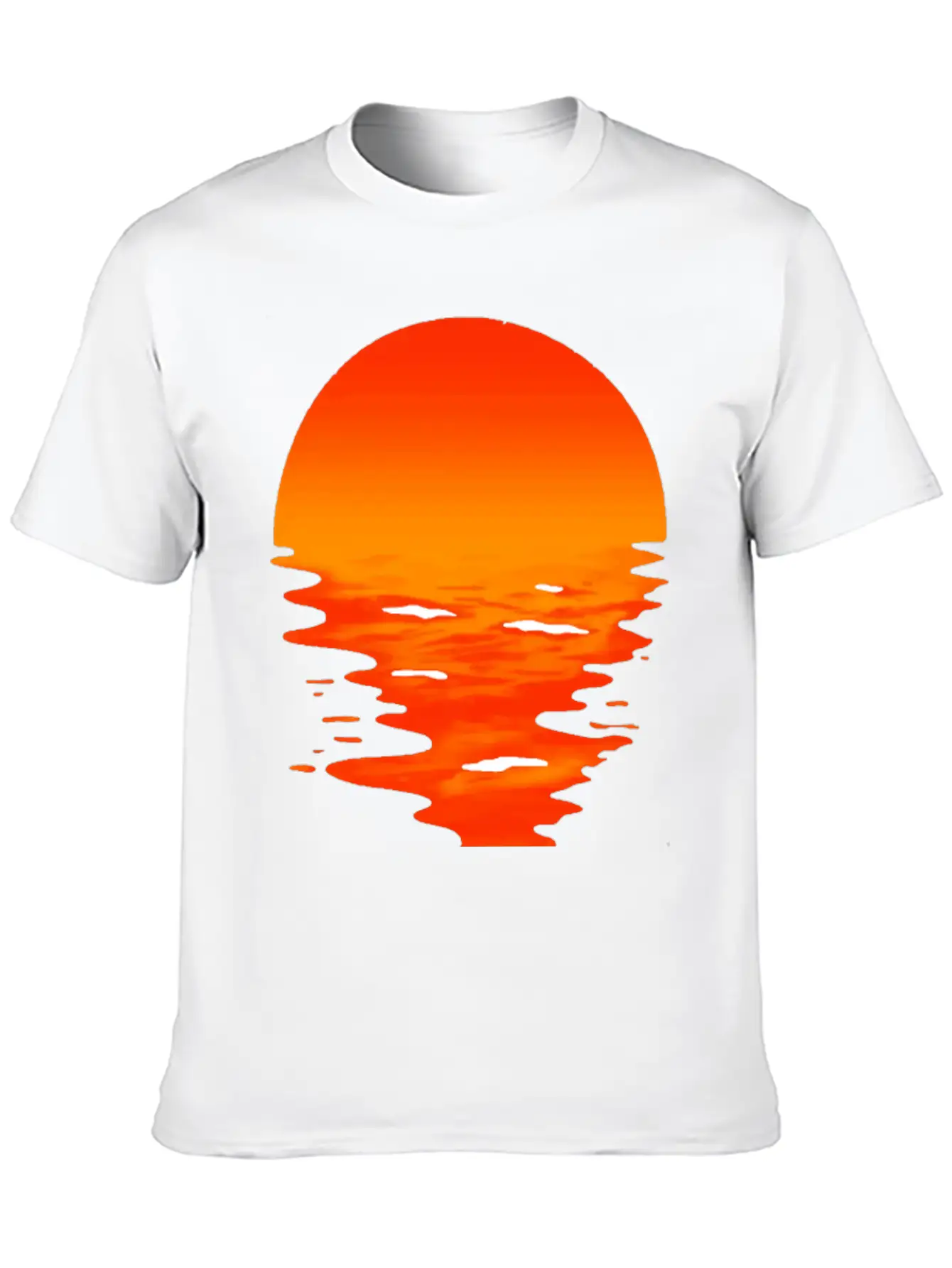 Sunset Basic Graphic T-Shirt – Daily Comfort In Soft Cotton