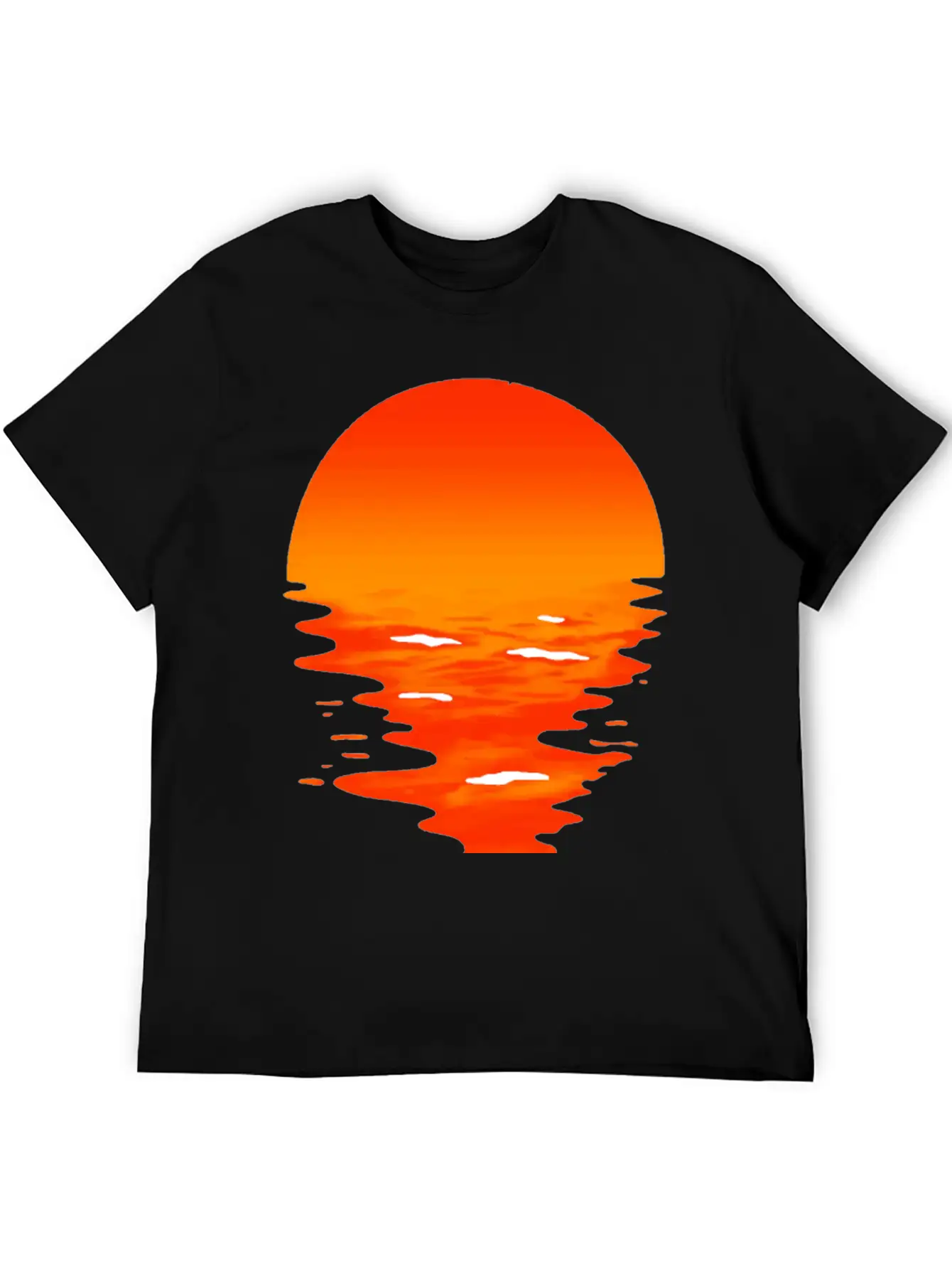 Sunset Basic Graphic T-Shirt – Daily Comfort In Soft Cotton