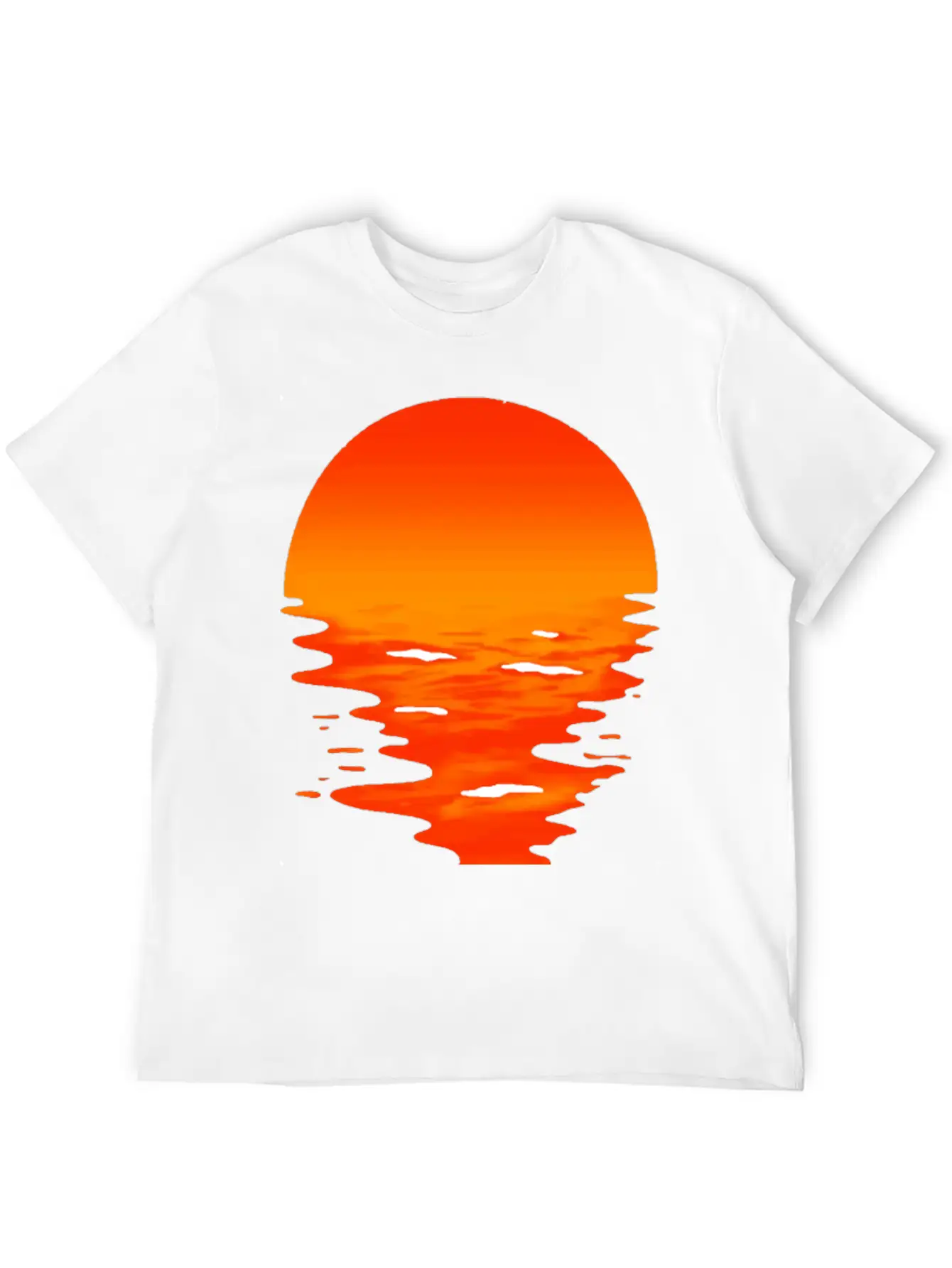 Sunset Basic Graphic T-Shirt – Daily Comfort In Soft Cotton