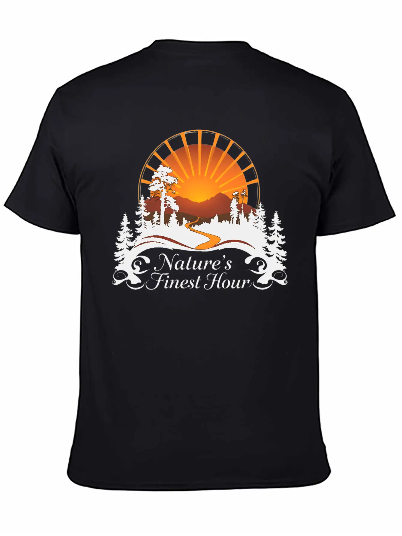 Sunset Over National Park Stylish Everyday T-Shirt – Unisex Basic Cotton Tee