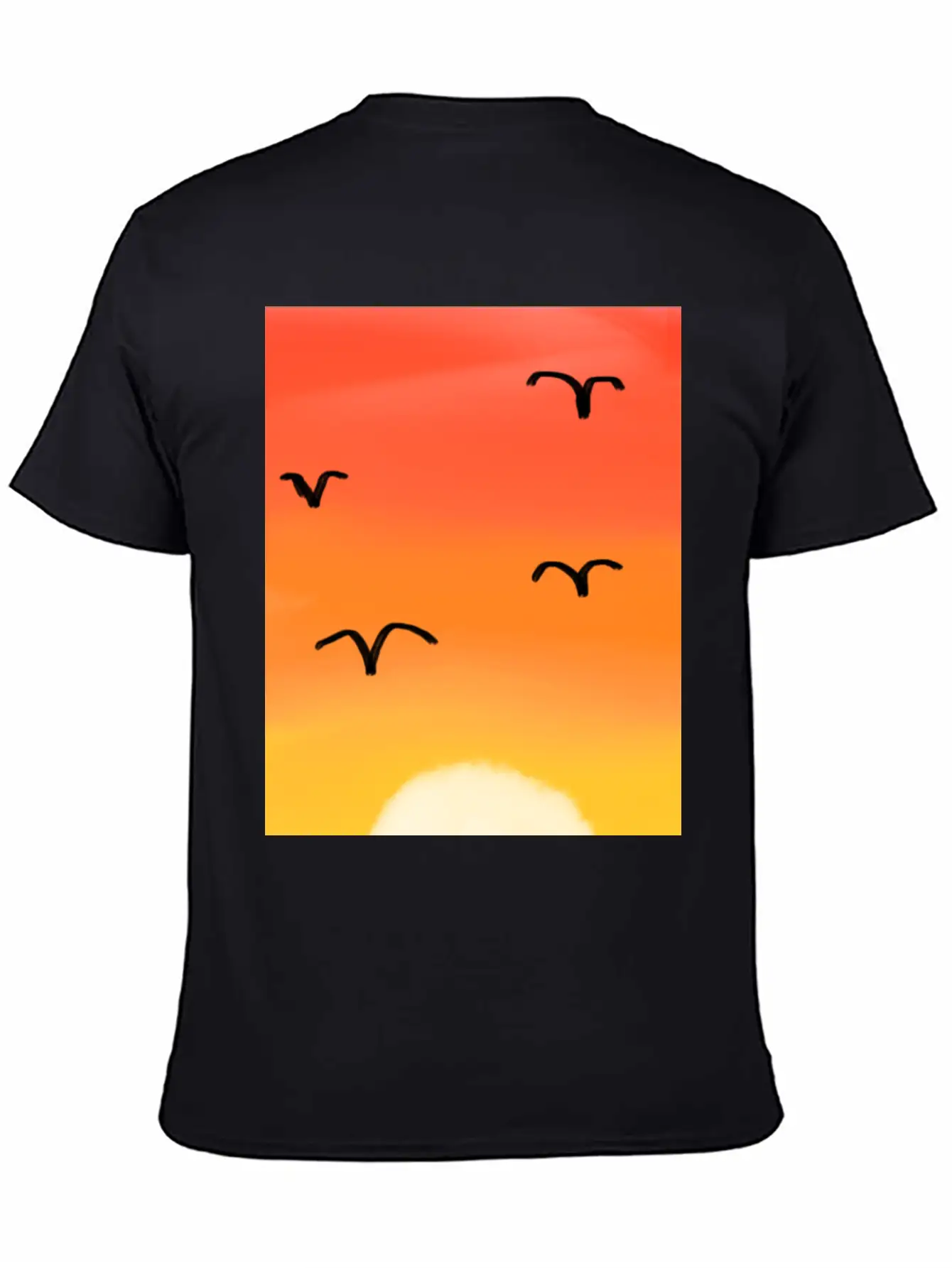 Sunset Stylish Everyday T-Shirt – Unisex Basic Cotton Tee