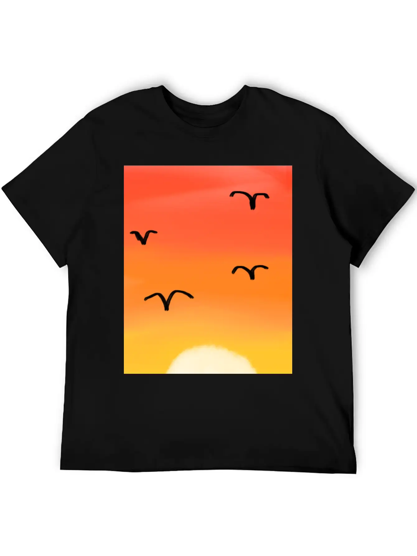 Sunset Stylish Everyday T-Shirt – Unisex Basic Cotton Tee