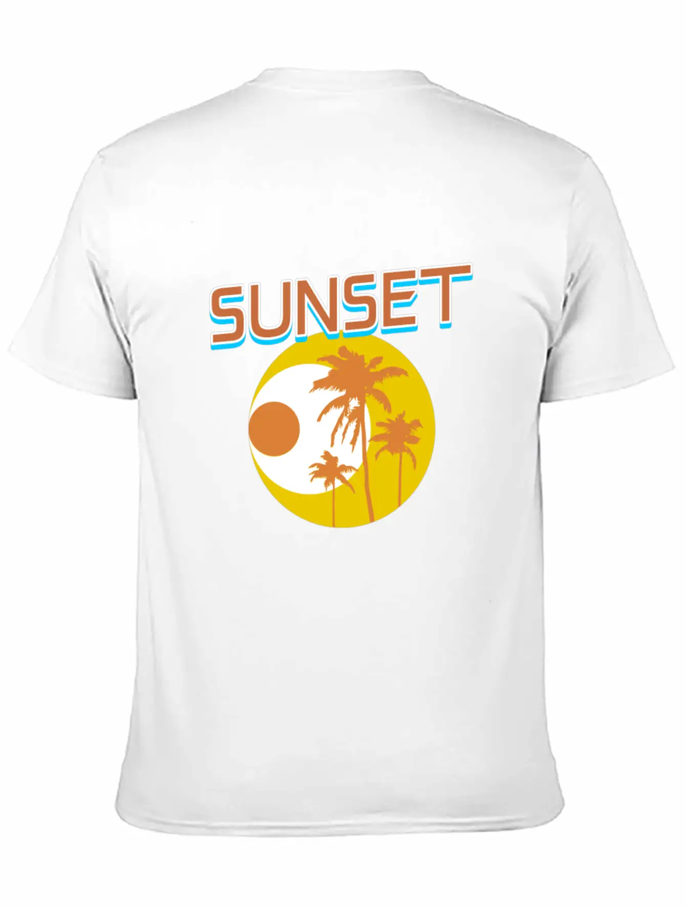 Sunset Unisex Short Sleeve Soft Cotton T-Shirt – Casual Everyday Wear