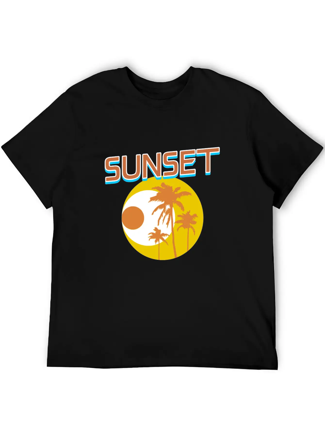 Sunset Unisex Short Sleeve Soft Cotton T-Shirt – Casual Everyday Wear