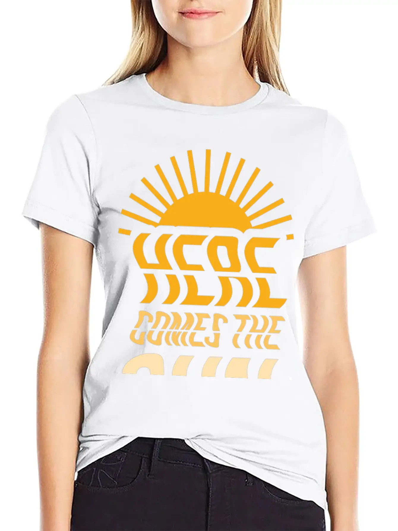 Sunshine I Beach Lover I Here Comes The Sun Timeless Short Sleeve Tee – Comfy And Minimalist Design