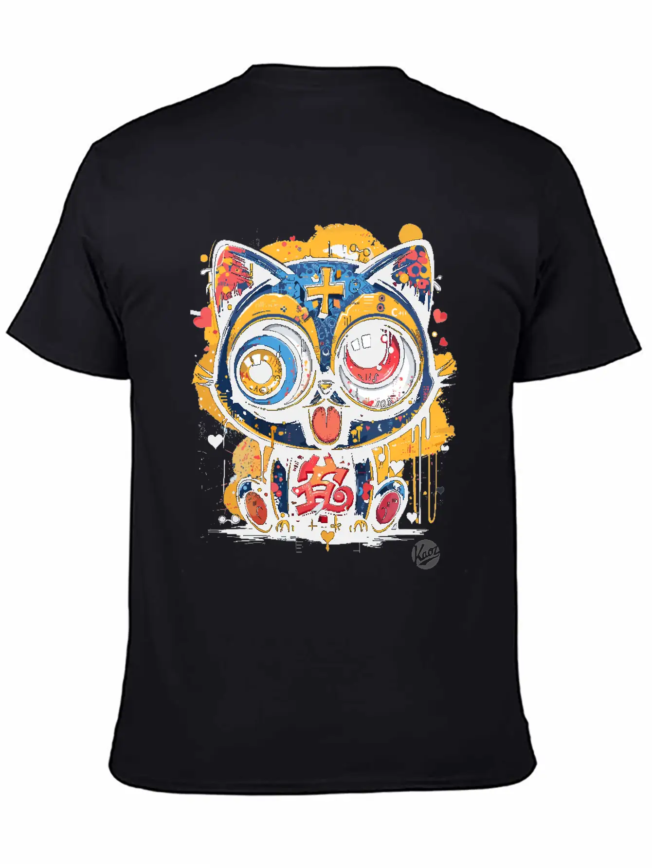 Super Crazy Cool Graffiti Cat Timeless Short Sleeve Tee – Comfy And Minimalist Design