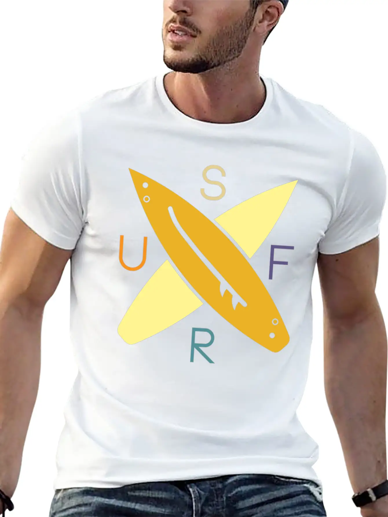 Surf Basic Graphic T-Shirt – Daily Comfort In Soft Cotton