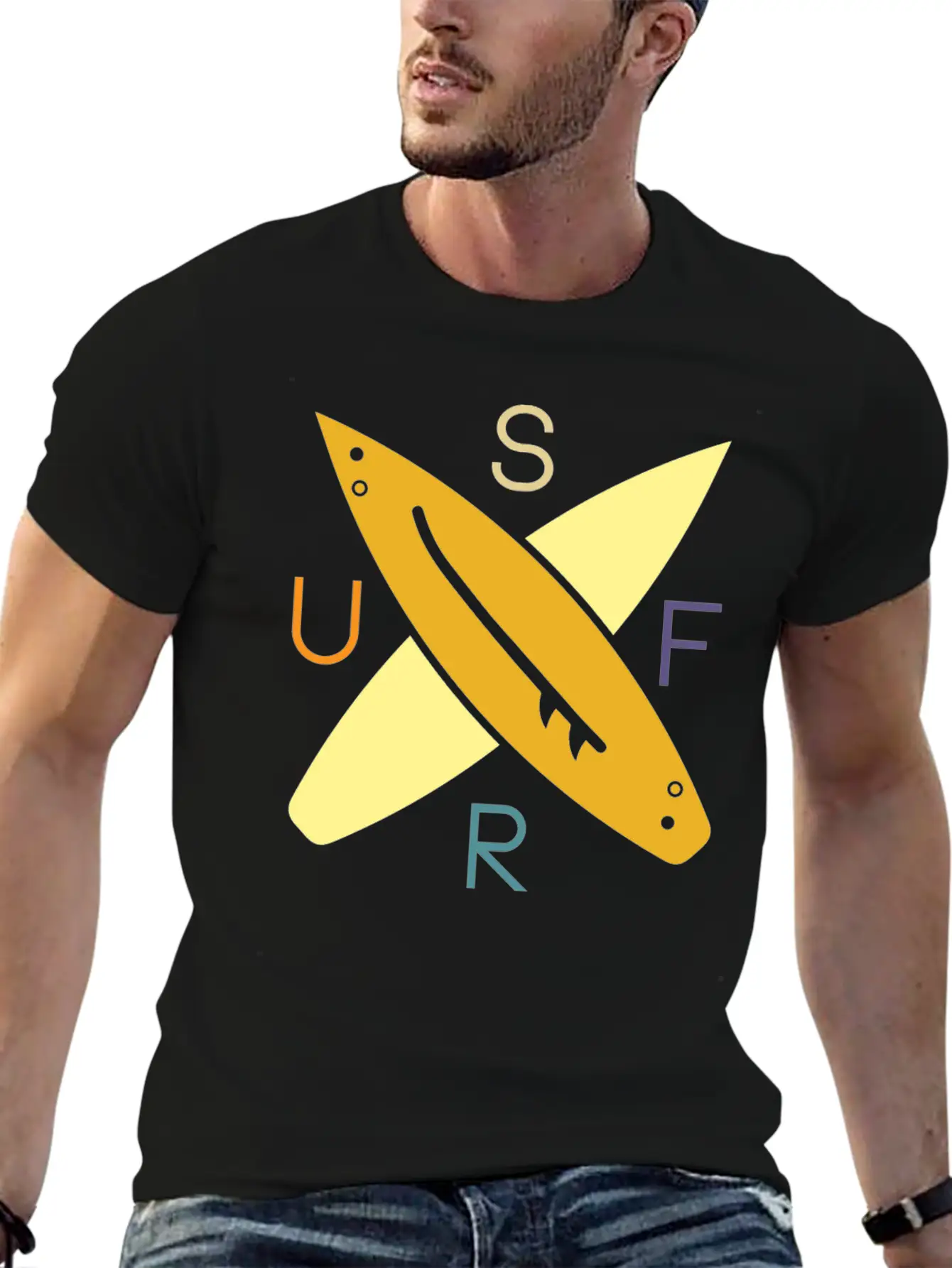 Surf Basic Graphic T-Shirt – Daily Comfort In Soft Cotton