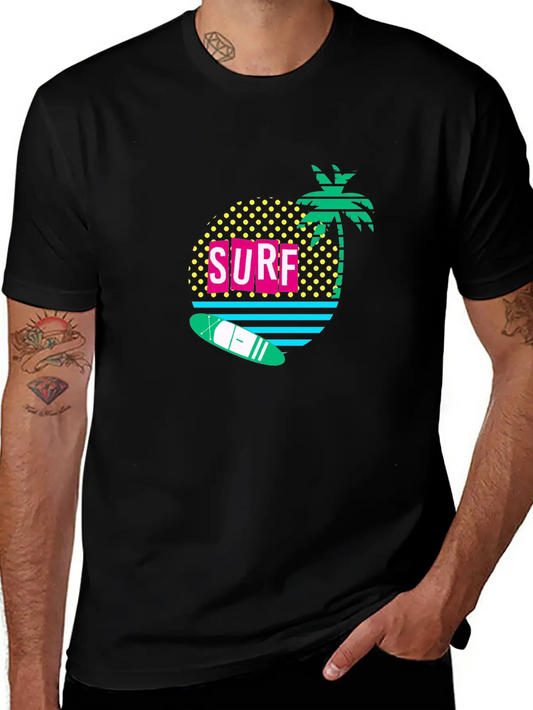 Surf Comfortable Minimalist Graphic Tee – Summer Style Essential