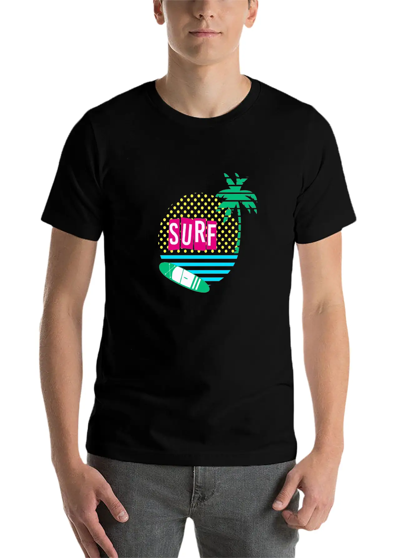 Surf Comfortable Minimalist Graphic Tee – Summer Style Essential