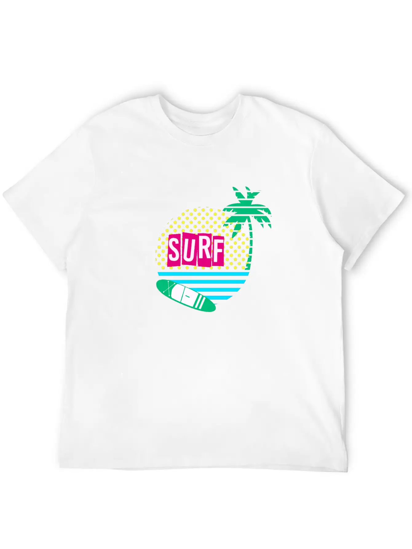 Surf Comfortable Minimalist Graphic Tee – Summer Style Essential