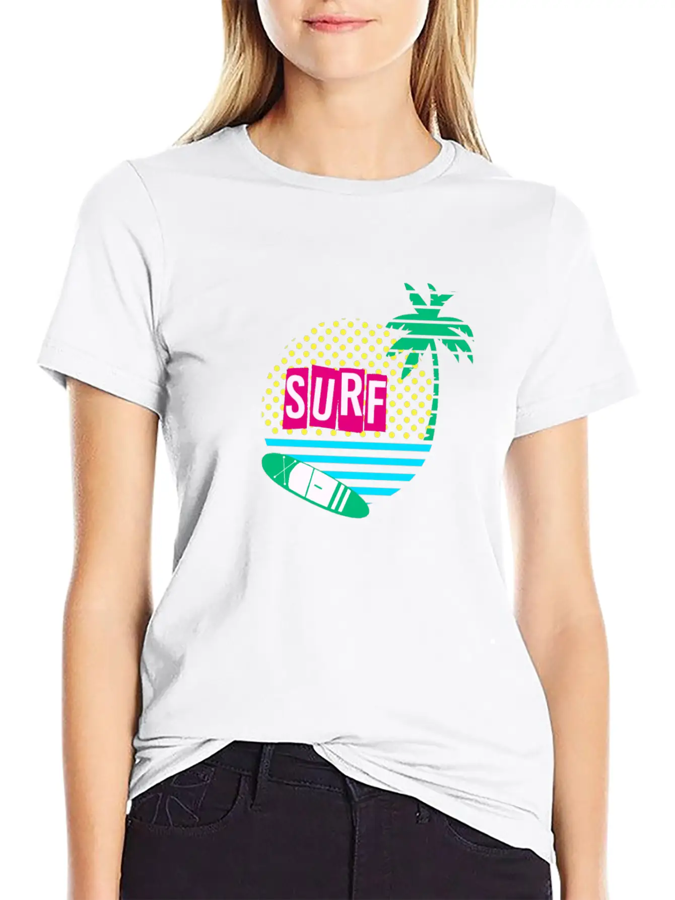 Surf Comfortable Minimalist Graphic Tee – Summer Style Essential