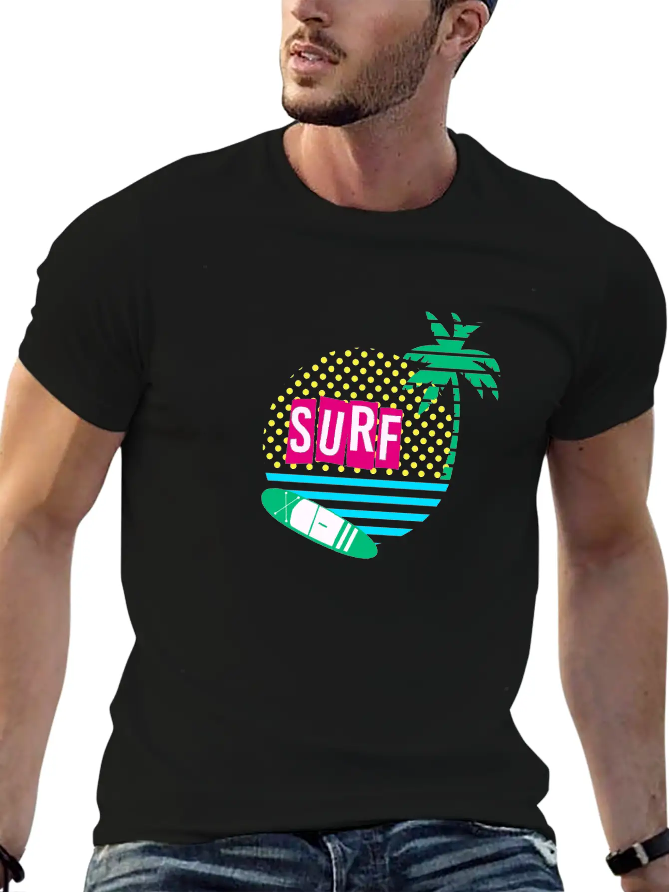 Surf Comfortable Minimalist Graphic Tee – Summer Style Essential