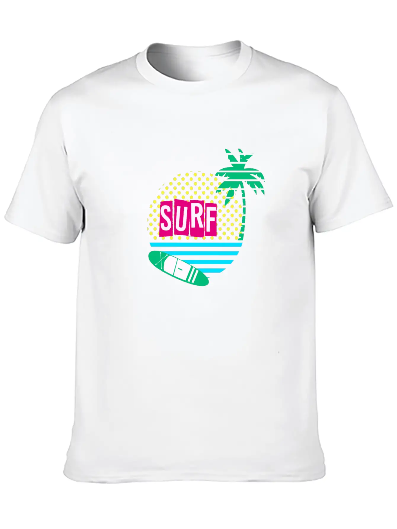 Surf Comfortable Minimalist Graphic Tee – Summer Style Essential