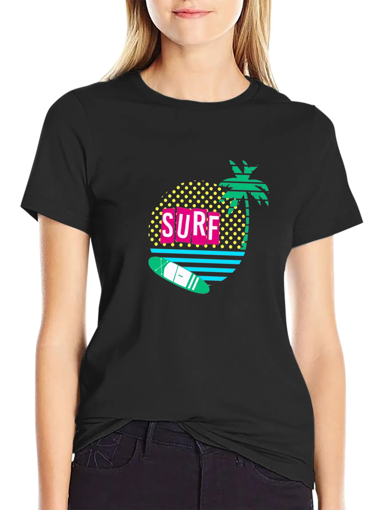 Surf Comfortable Minimalist Graphic Tee – Summer Style Essential