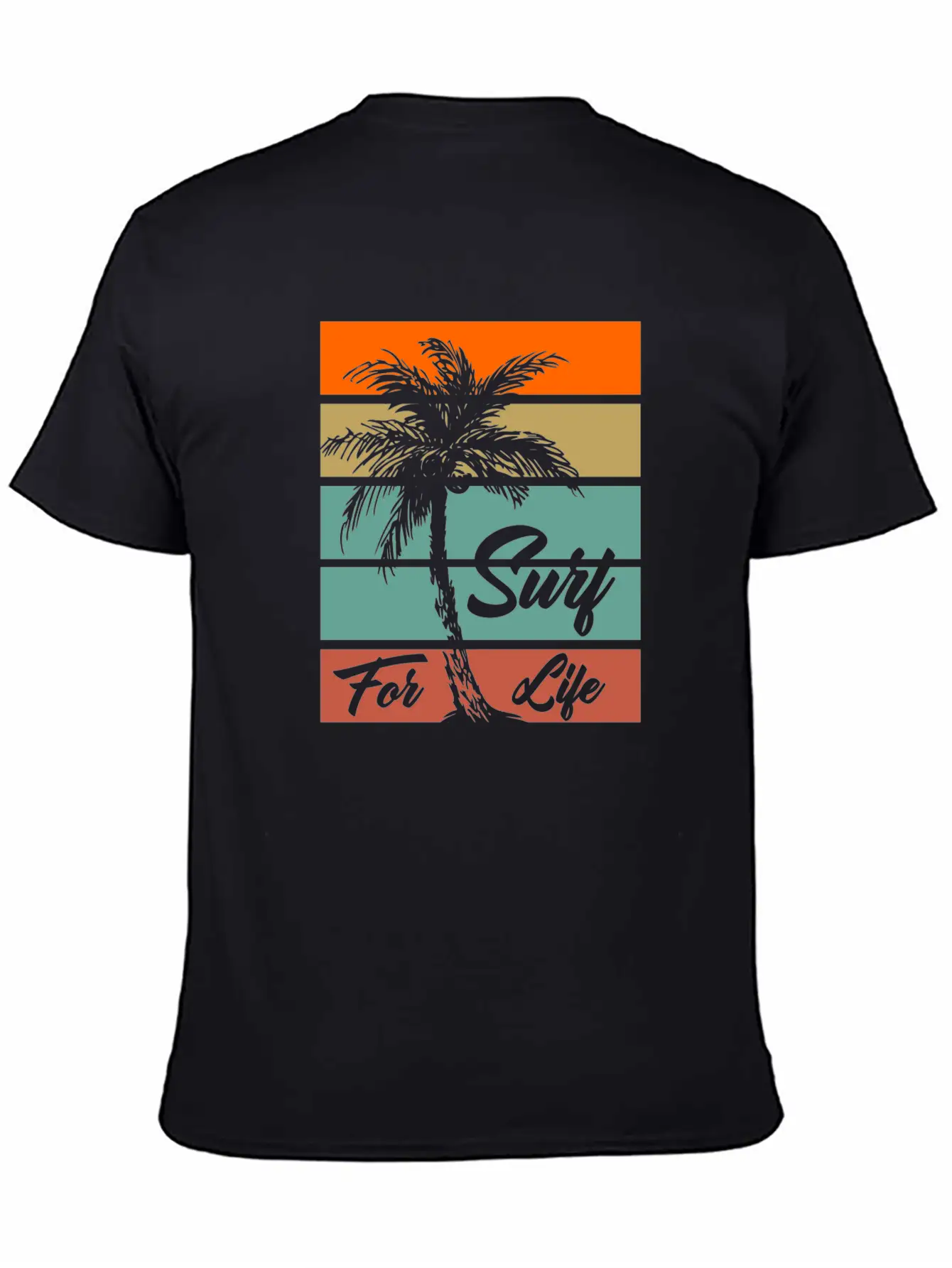 Surf For Life Comfortable Minimalist Graphic Tee – Summer Style Essential
