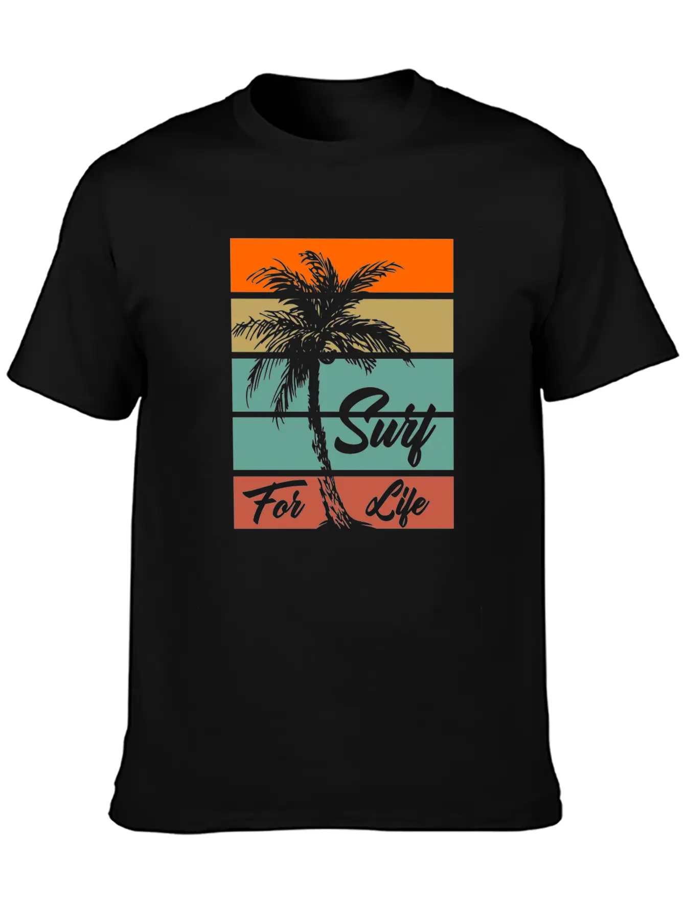 Surf For Life Comfortable Minimalist Graphic Tee – Summer Style Essential