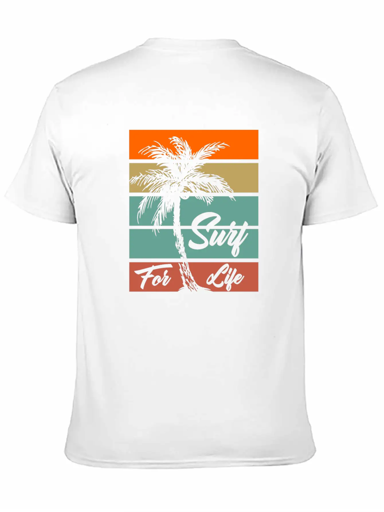 Surf For Life Comfortable Minimalist Graphic Tee – Summer Style Essential