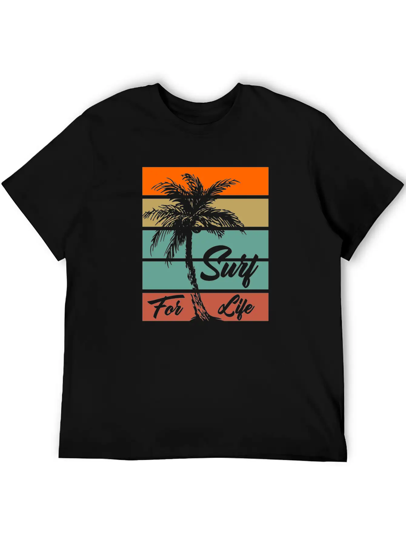 Surf For Life Comfortable Minimalist Graphic Tee – Summer Style Essential