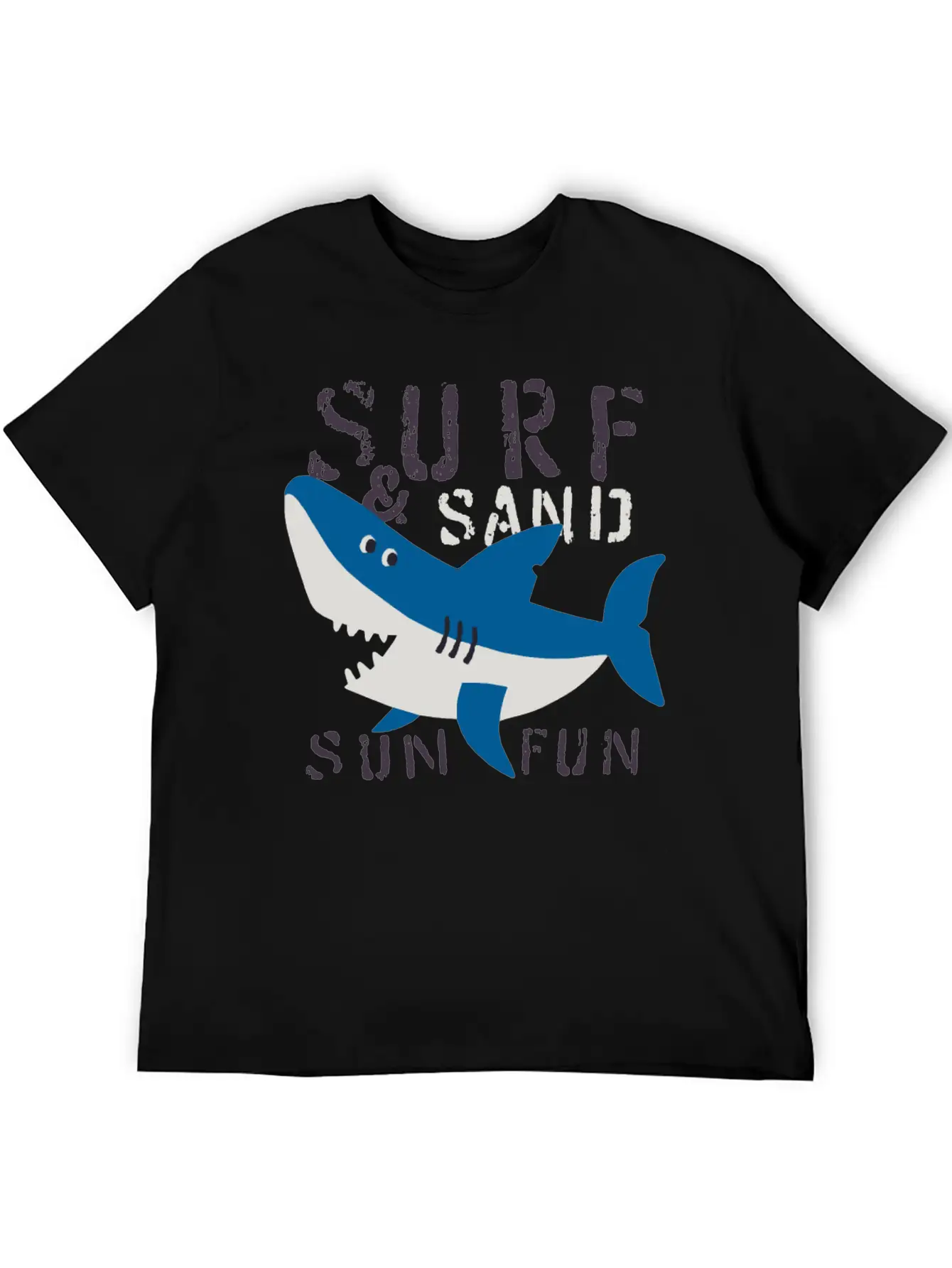 Surf Sand Sun Fun Stylish Everyday T-Shirt – Unisex Basic Cotton Tee