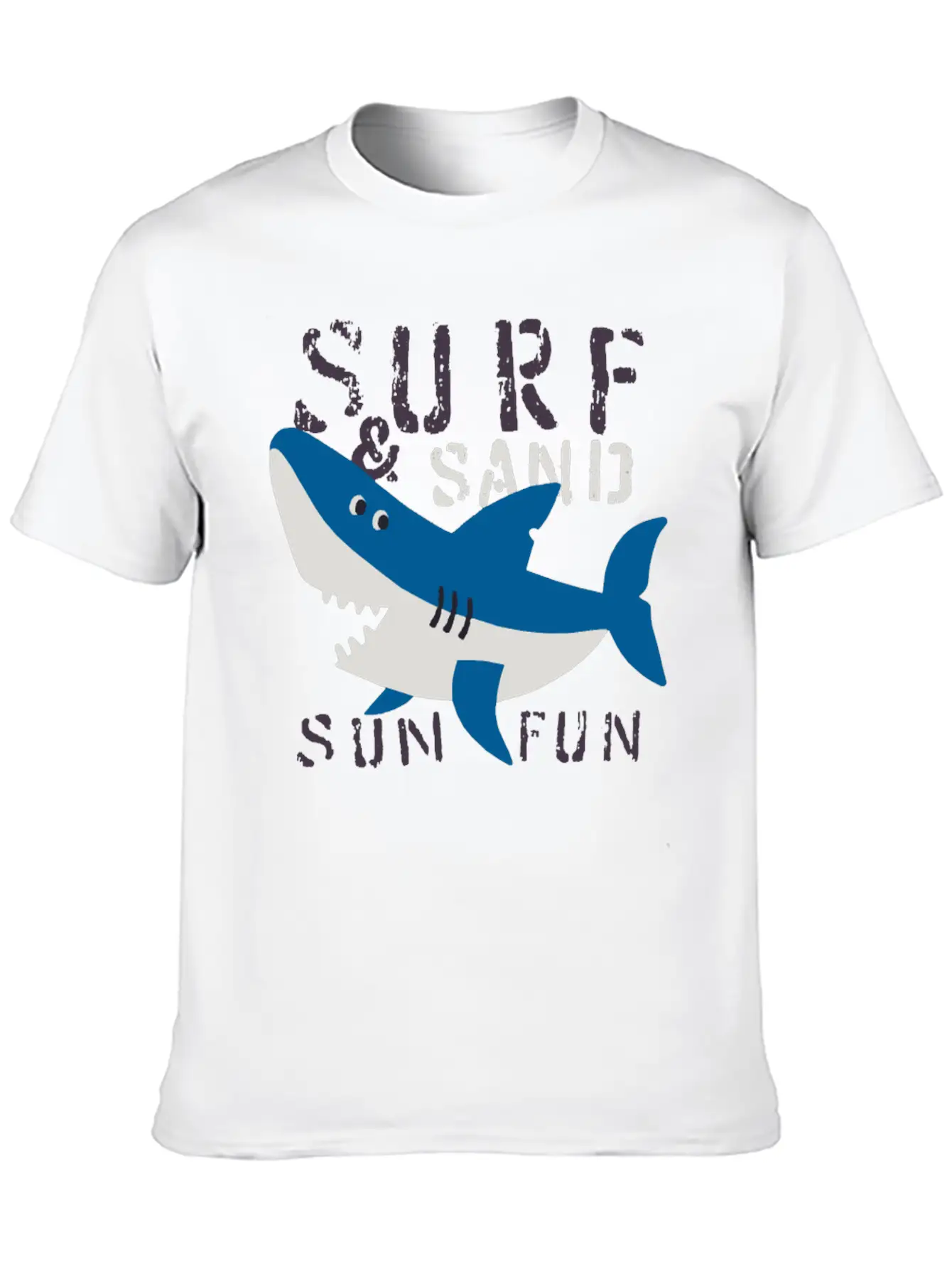 Surf Sand Sun Fun Stylish Everyday T-Shirt – Unisex Basic Cotton Tee