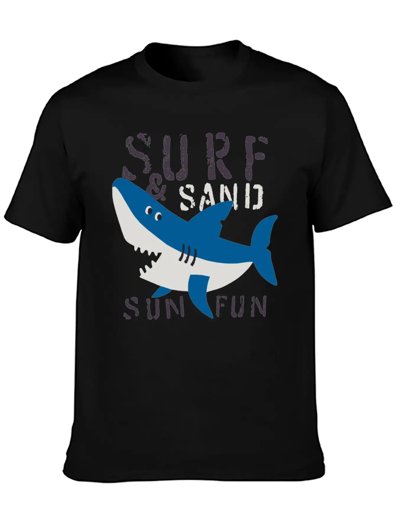 Surf Sand Sun Fun Stylish Everyday T-Shirt – Unisex Basic Cotton Tee