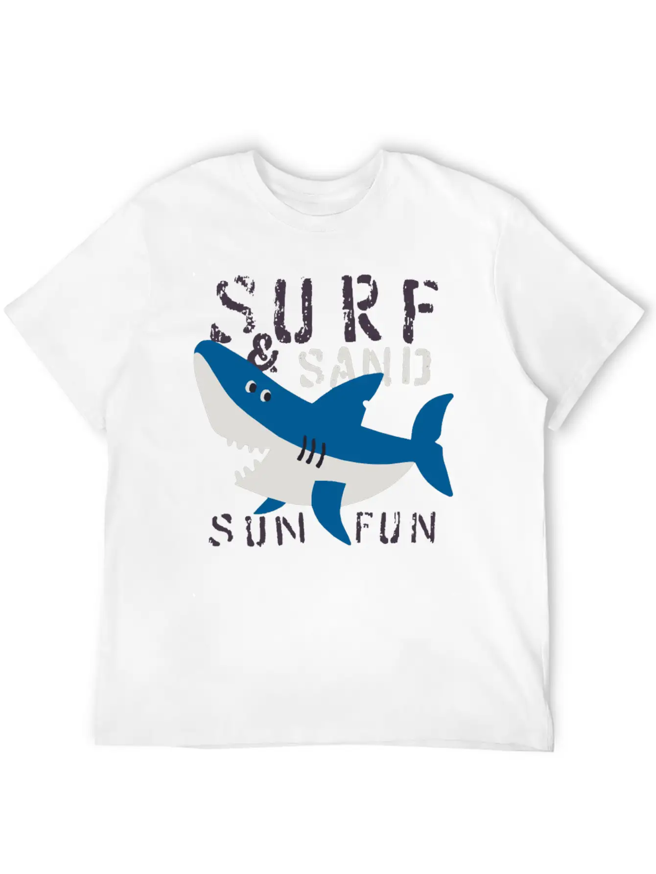 Surf Sand Sun Fun Stylish Everyday T-Shirt – Unisex Basic Cotton Tee