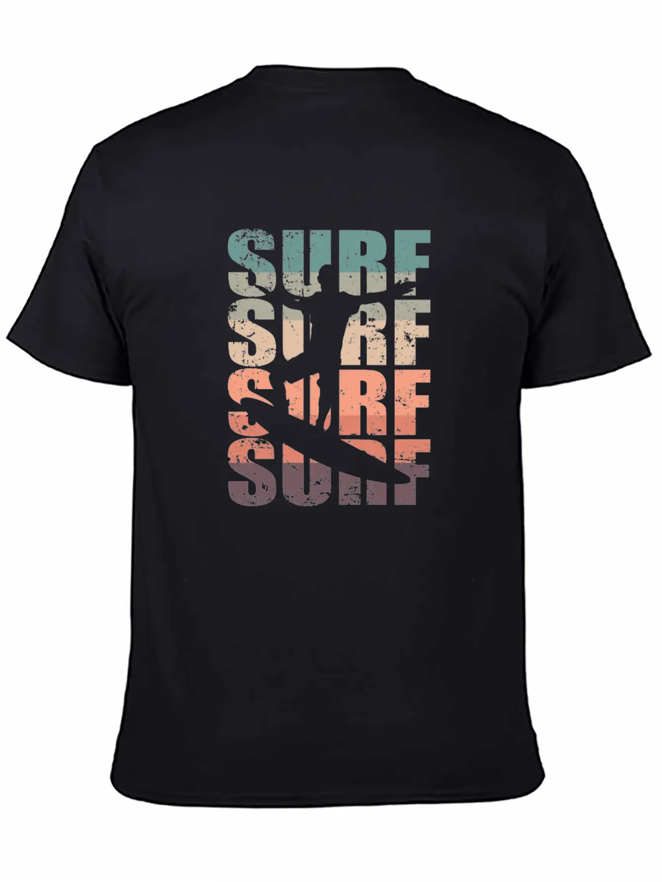 Surf Surf Surf Surf Surfing Surfboard Basic Graphic T-Shirt – Daily Comfort In Soft Cotton