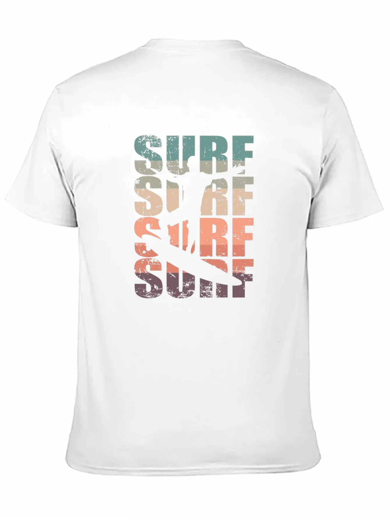 Surf Surf Surf Surf Surfing Surfboard Basic Graphic T-Shirt – Daily Comfort In Soft Cotton