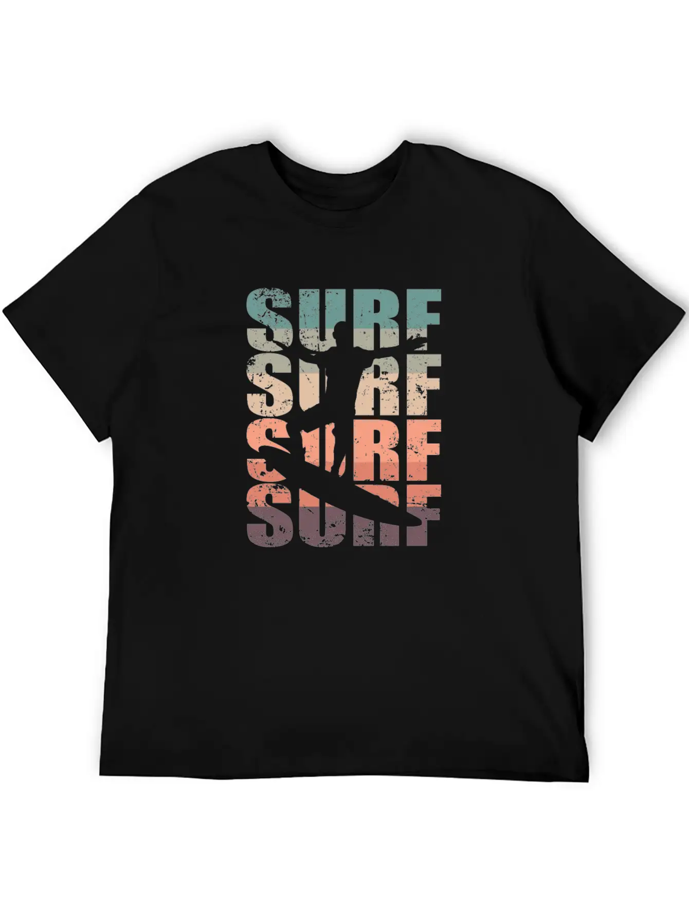 Surf Surf Surf Surf Surfing Surfboard Basic Graphic T-Shirt – Daily Comfort In Soft Cotton
