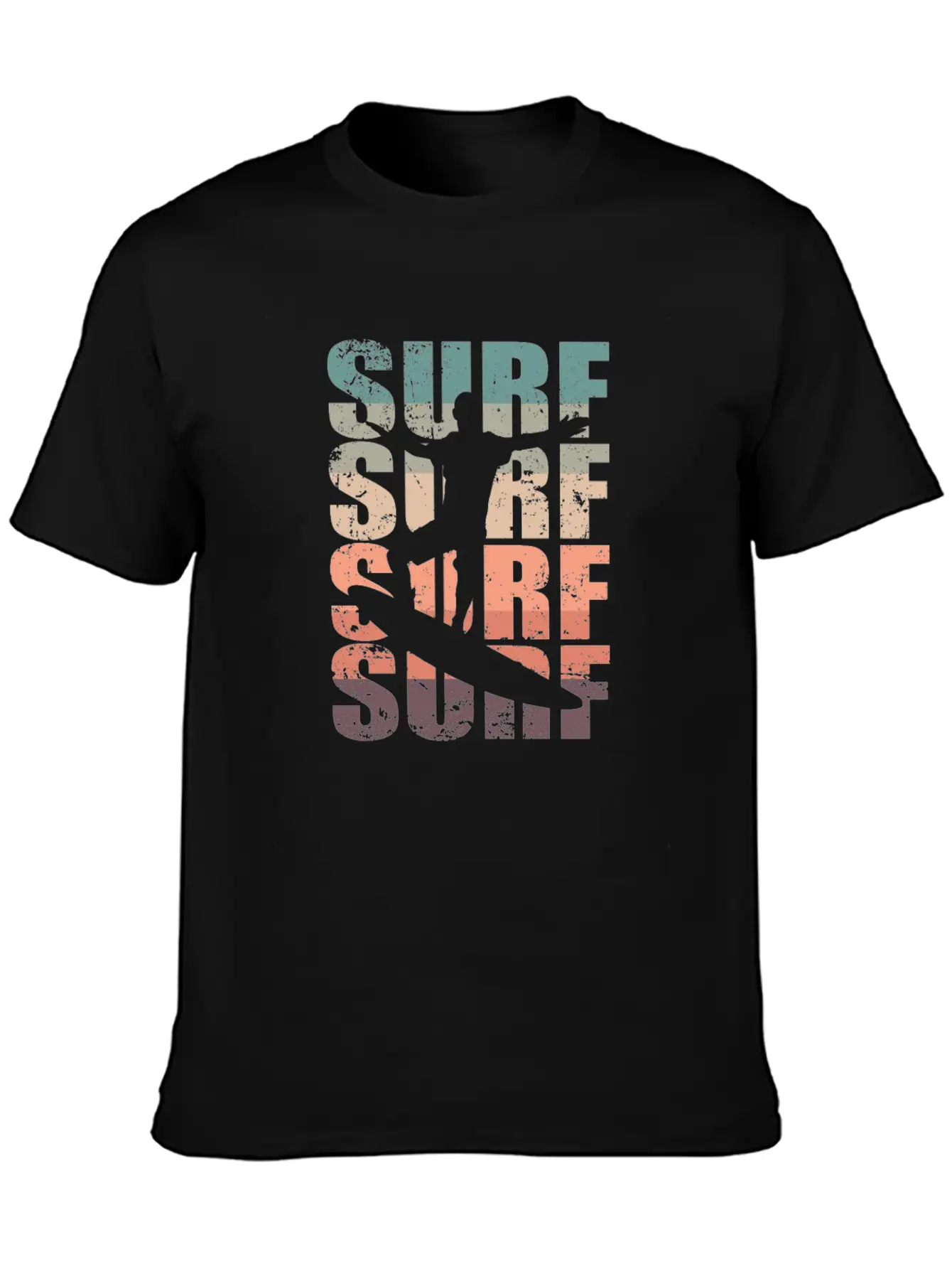 Surf Surf Surf Surf Surfing Surfboard Basic Graphic T-Shirt – Daily Comfort In Soft Cotton
