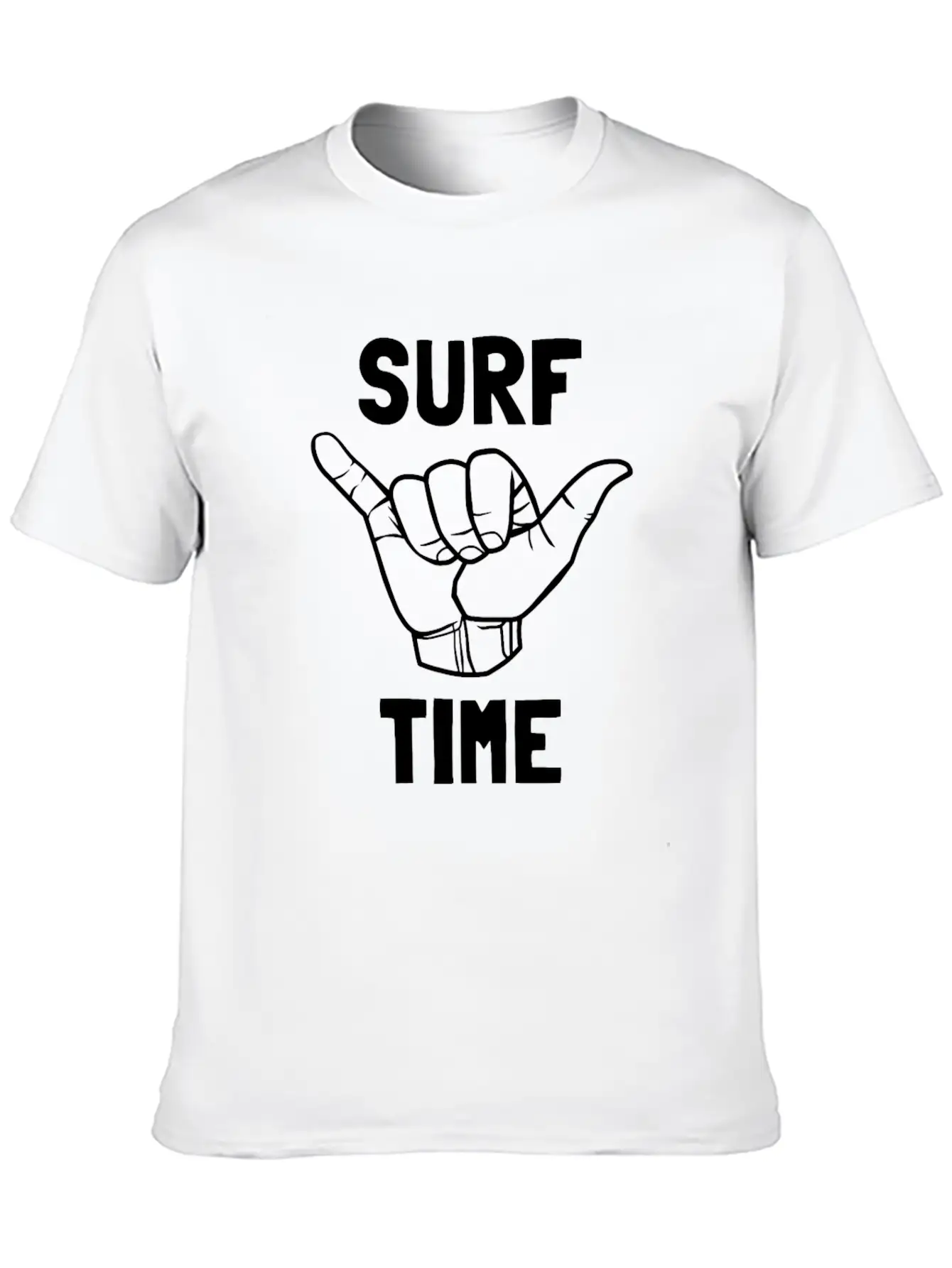 Surf Time Surfing Surfen Geschenk Comfortable Minimalist Graphic Tee – Summer Style Essential