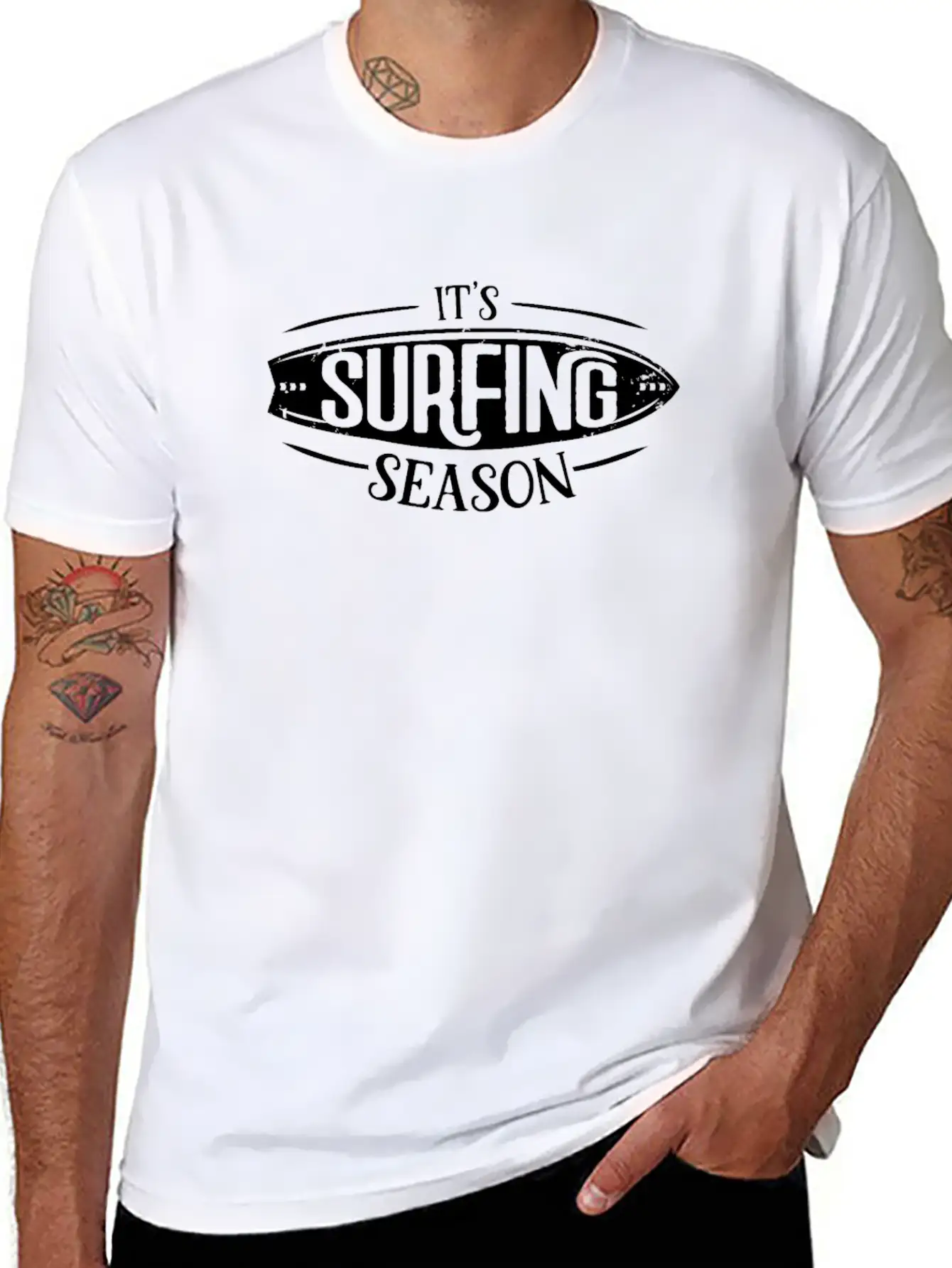 Surfer Surfing Timeless Short Sleeve Tee – Comfy And Minimalist Design