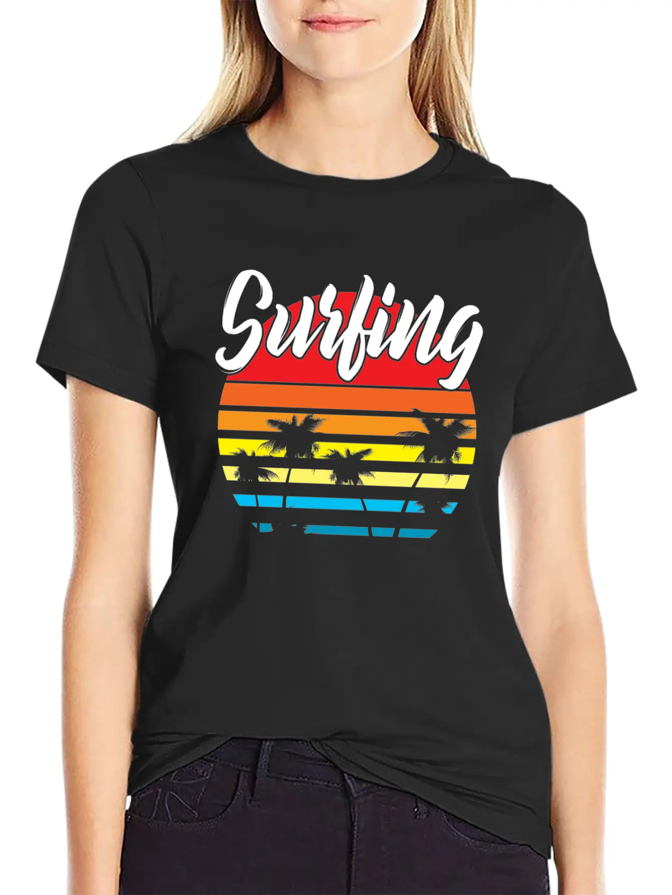 Surfing Basic Graphic T-Shirt – Daily Comfort In Soft Cotton