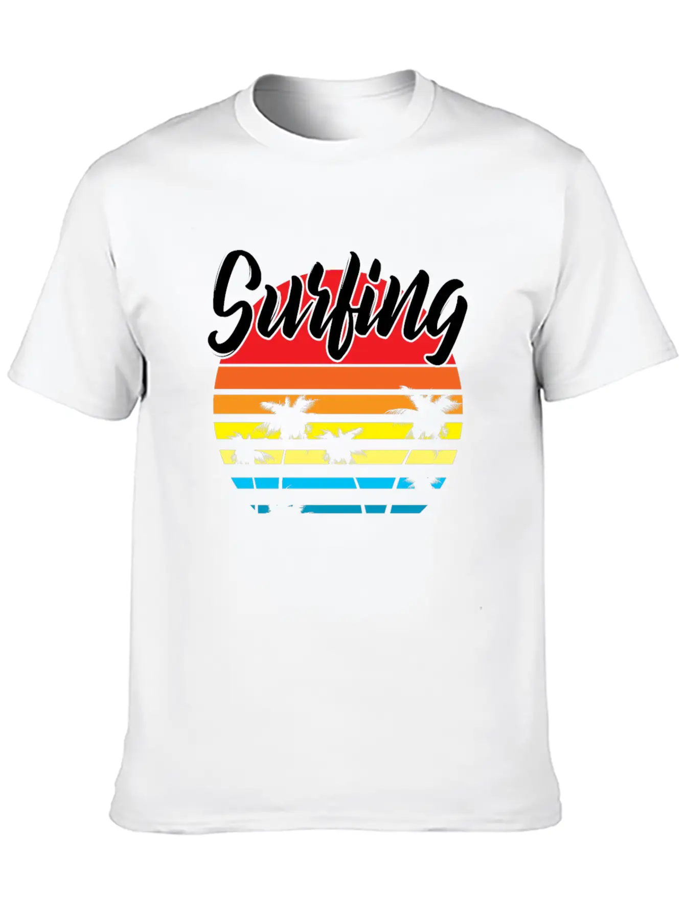 Surfing Basic Graphic T-Shirt – Daily Comfort In Soft Cotton