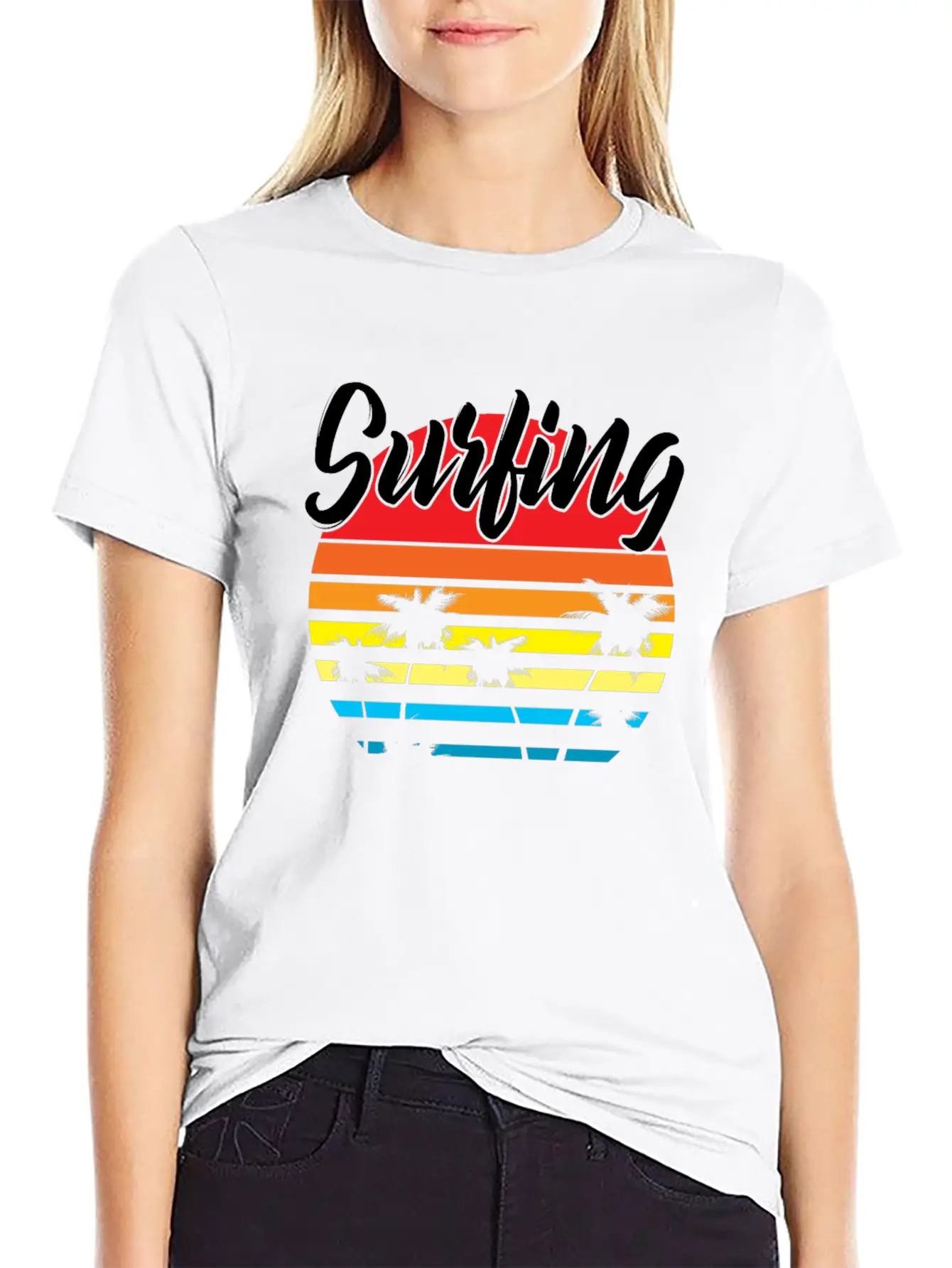 Surfing Basic Graphic T-Shirt – Daily Comfort In Soft Cotton