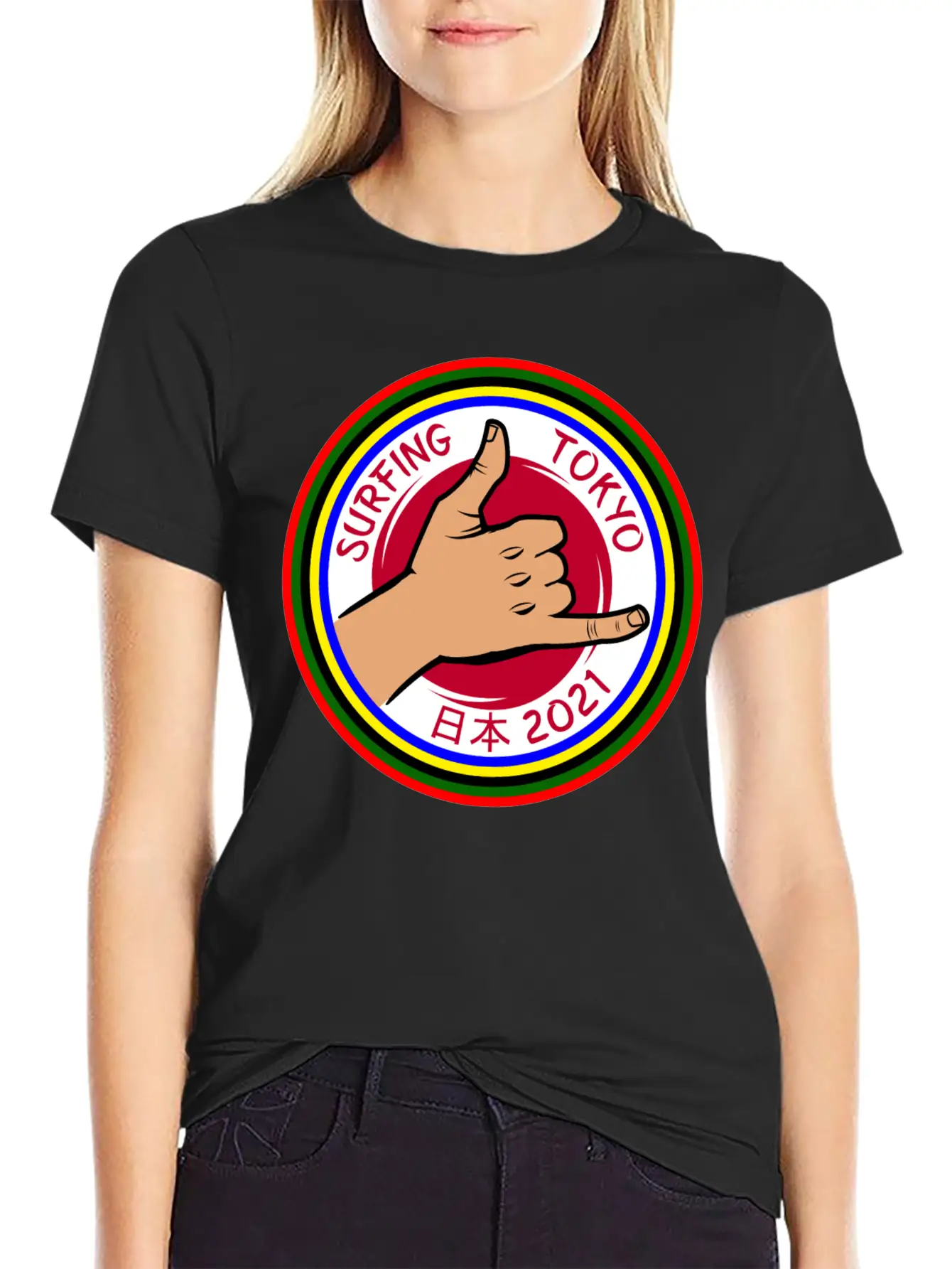 Surfing Comfortable Minimalist Graphic Tee – Summer Style Essential