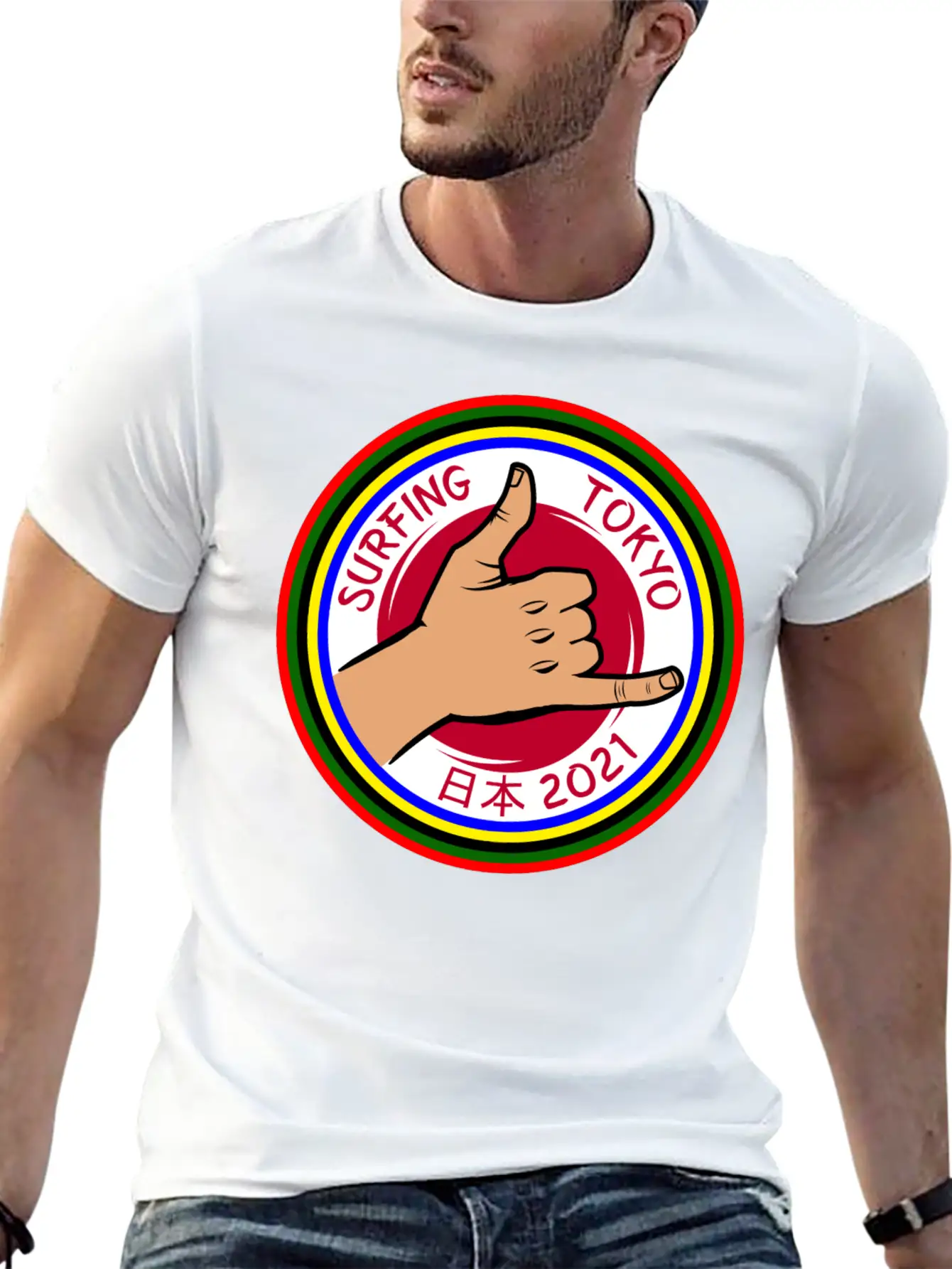 Surfing Comfortable Minimalist Graphic Tee – Summer Style Essential