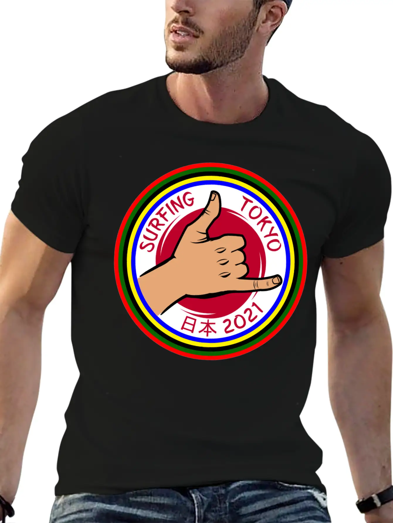 Surfing Comfortable Minimalist Graphic Tee – Summer Style Essential