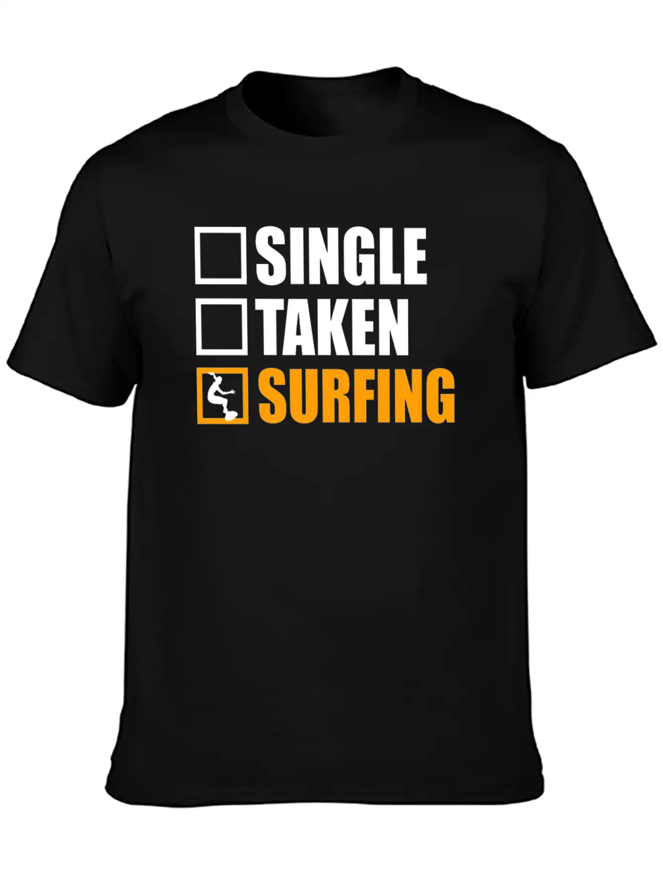 Surfing Is My Girlfriend Essential Unisex Summer Tee – Soft Cotton Casual Fit
