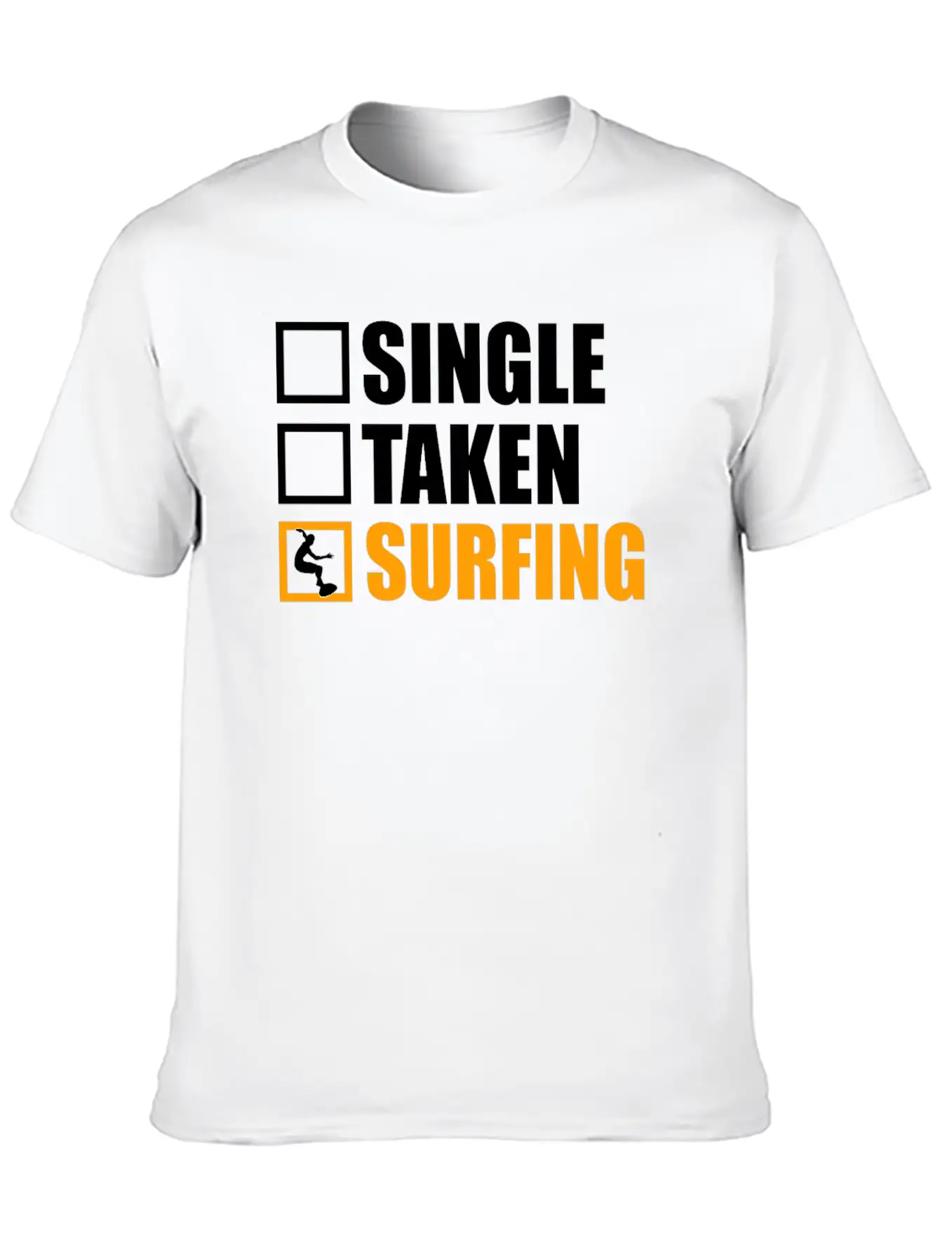 Surfing Is My Girlfriend Essential Unisex Summer Tee – Soft Cotton Casual Fit